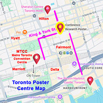 Toronto Conference Poster Centre providing Fabric & Paper Poster to Downtown Toronto Event
